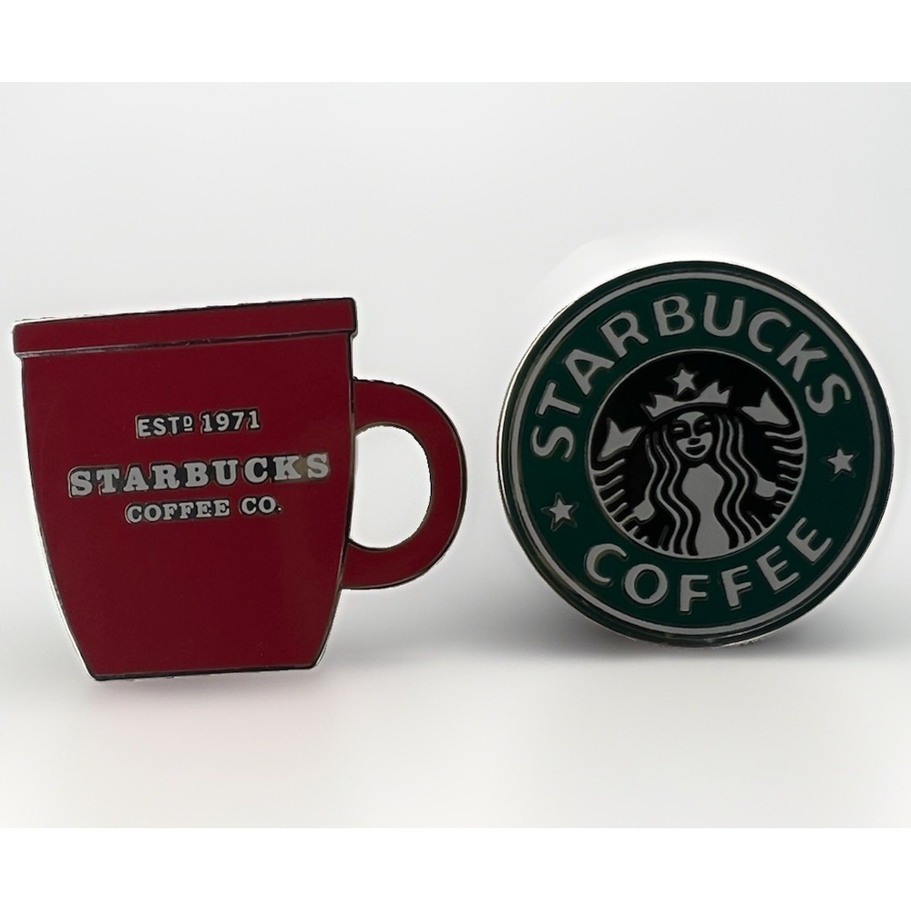 Starbucks 2003 First Edition Collector Pin Lot Red Mug Siren Logo Vintage